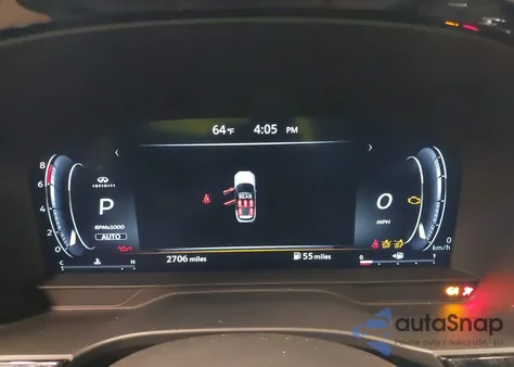 2025 Infiniti Qx60 Luxe Awd z USA, uszkodzony, nr VIN 5N1AL1FS8SC347471